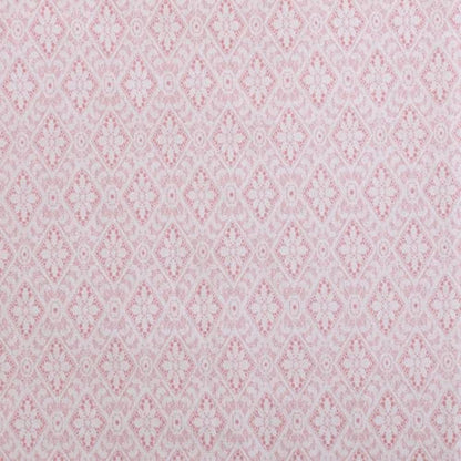 Betsey Johnson- Full Bed Sheets, Cotton Percale Bedding Set, Crisp & Cool, Lightweight & Breathable (Diamond Lace Pink, Full)