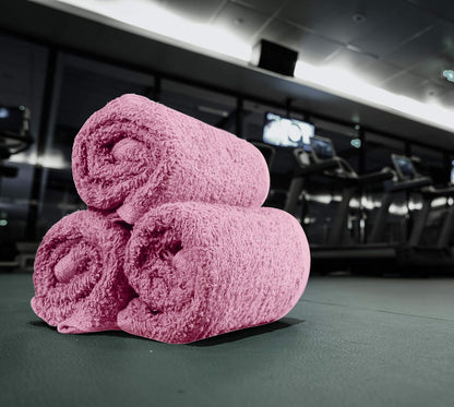 Utopia Towels 24 Pack Cotton Washcloths Set, 100% Ring Spun Cotton, Premium Quality Flannel Face Cloths, Highly Absorbent and Soft Feel Fingertip Towels, Dusty Pink