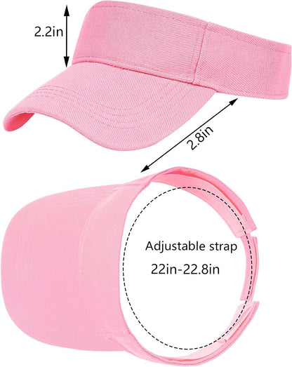 Marrywindix 1 Piece of Sport Wear Athletic Visor Sun Sports Visor Hat Visor Adjustable Cap for Women and Men (One Size)