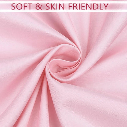 8 Packs Pink Tablecloth 60x102 Inch Rectangular Table Cloth for 6 Foot Rectangle Tables, Wrinkle Resistant Polyester Tablecloth Washable Table Covers for Wedding Party Buffet Dining