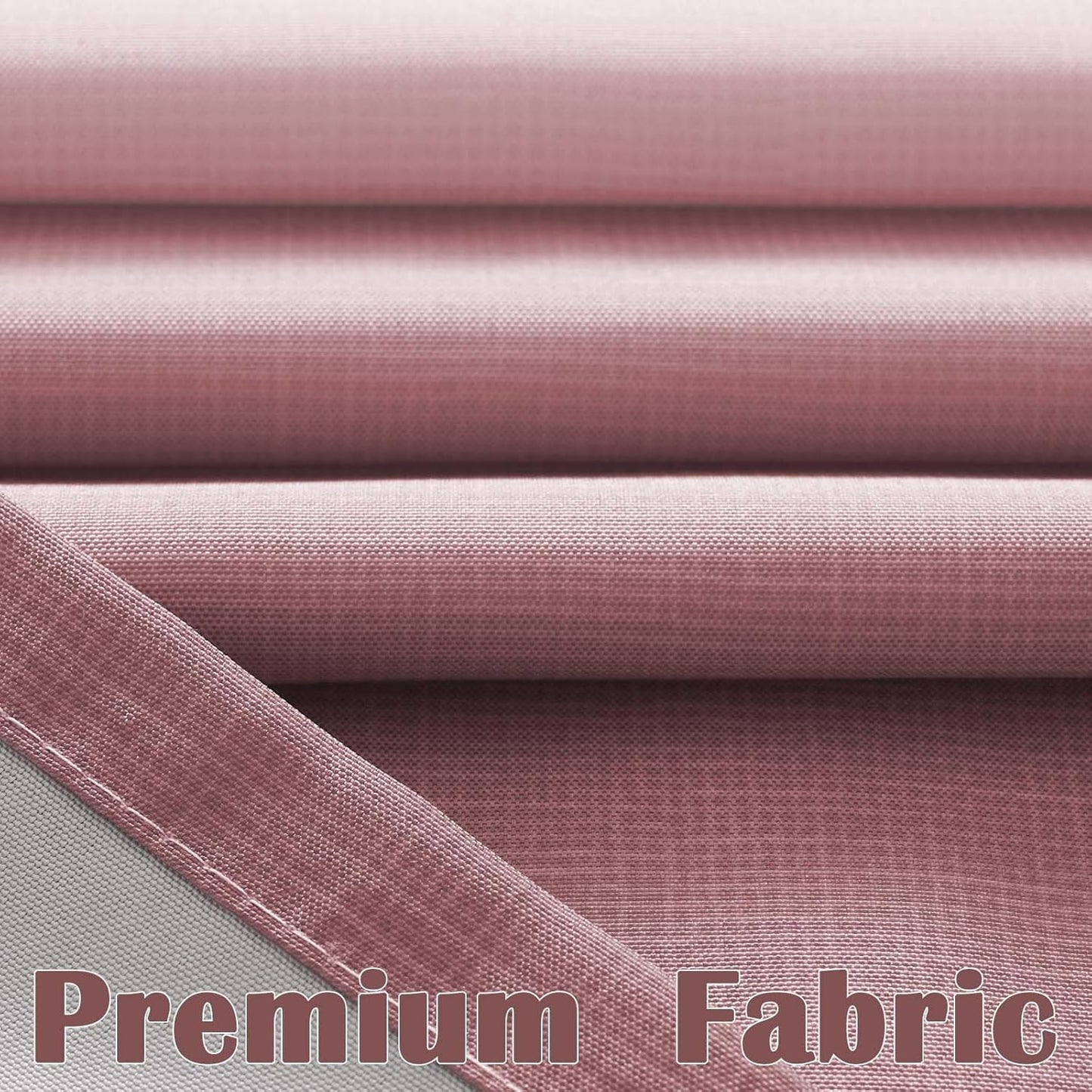 jinchan Ombre Dusty Pink Striped Shower Curtain Waterproof Fabric Shower Curtain for Bathroom Gradual Color Minimalist Design Modern with 12 Hooks 70x72 Inches