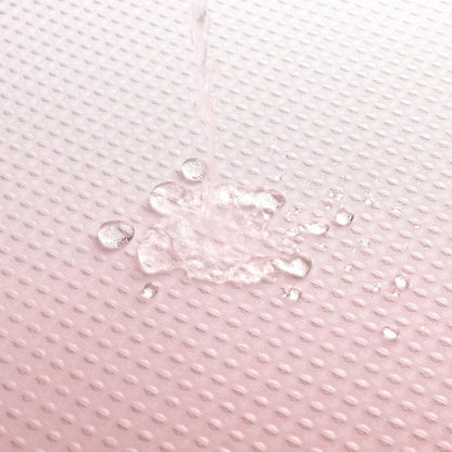 MitoVilla Extra Long Shower Curtain 72 x 84, Pink Ombre 84 inch XL Waffle Fabric Shower Curtains for Modern Luxury Bathroom Decor, Waffle Weave Textured 180GSM Weighted Shower Curtain 84 inch