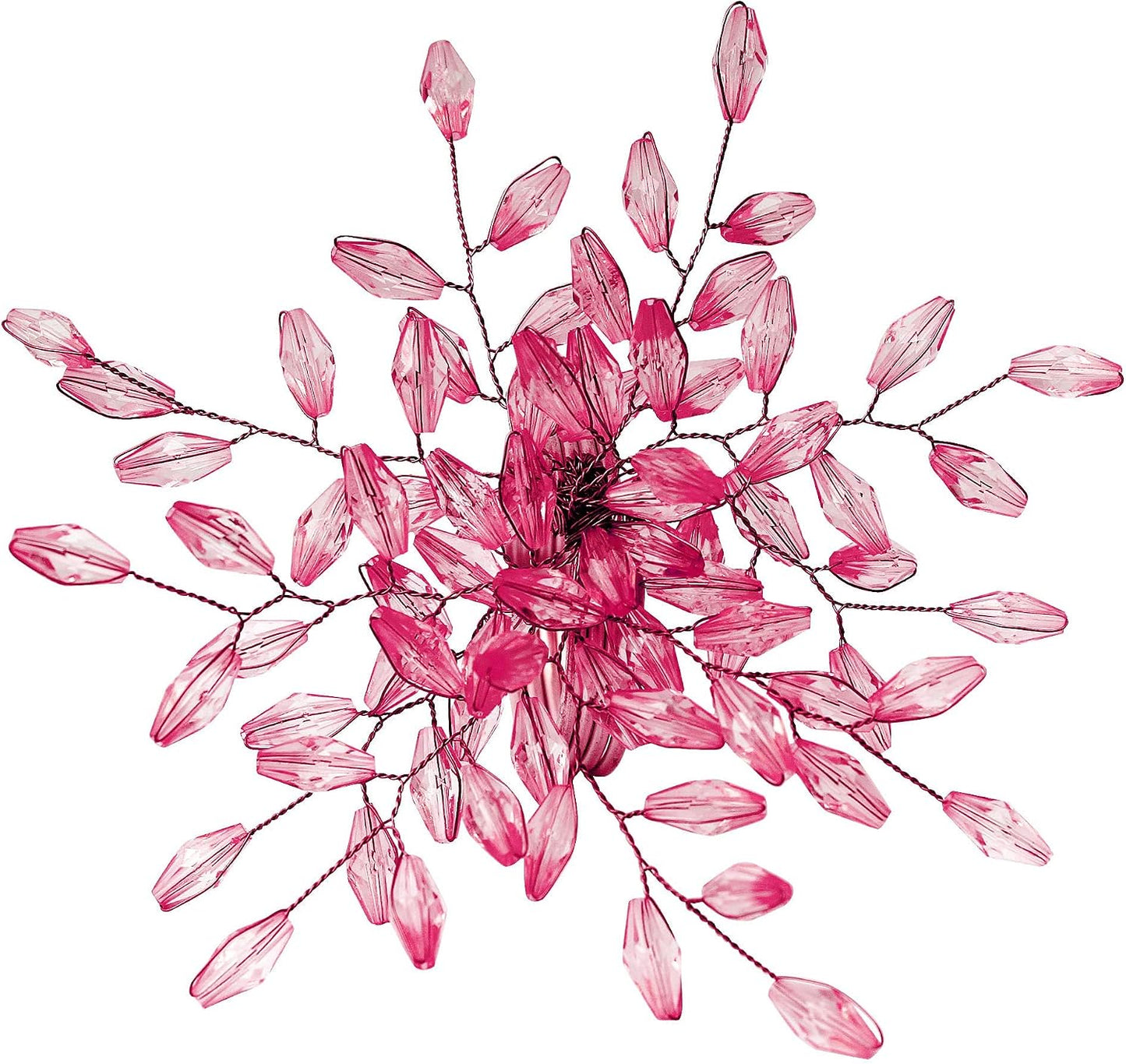 ITOS365 Napkin Rings Set of 12 for Dining Table Decoration Parties Everyday Metal Napkin Holder Leaf Pink (Pack of 12)