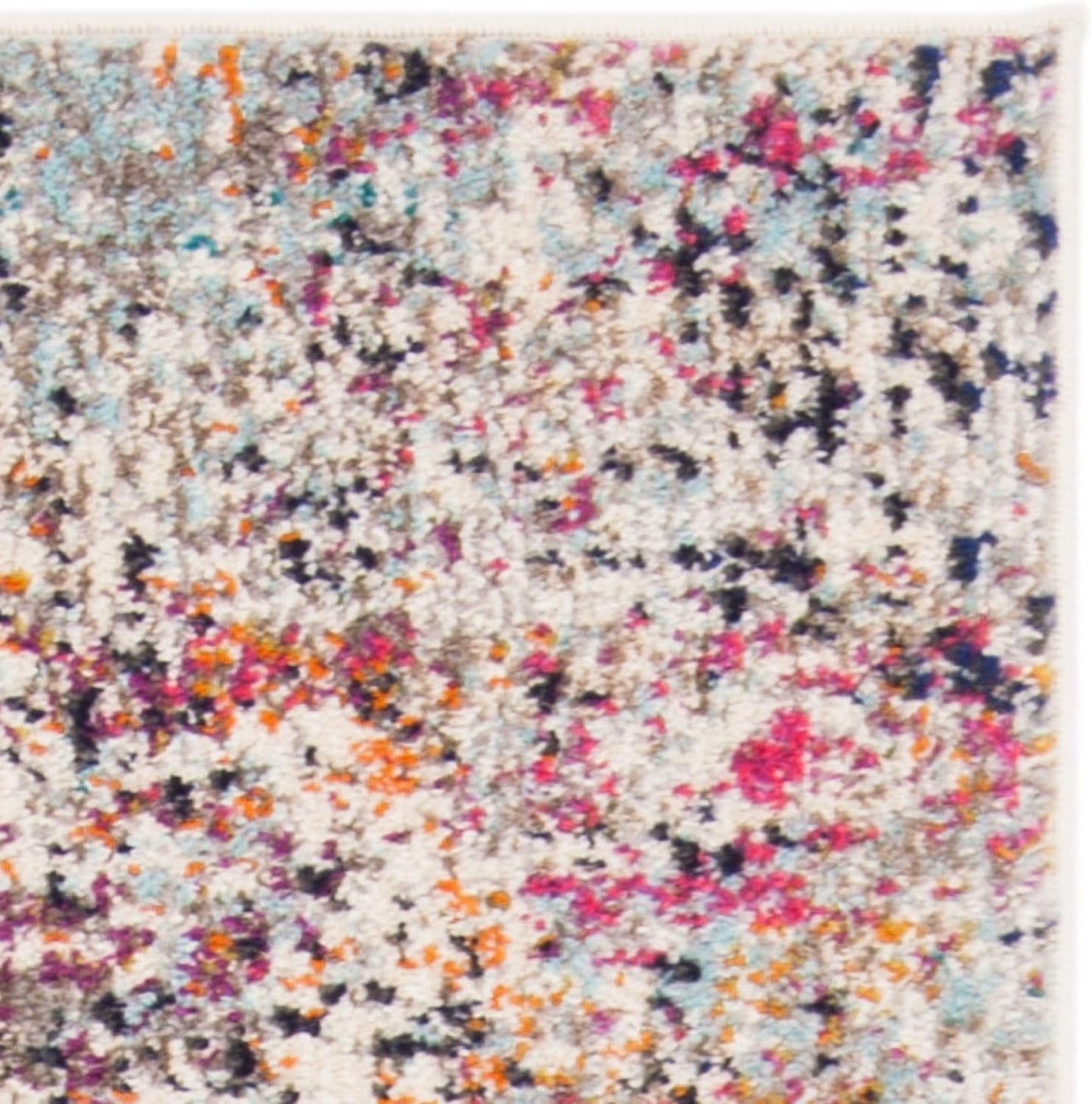SAFAVIEH Madison Collection Area Rug - 5'3" x 7'6", Grey & Pink, Modern Abstract Design, Non-Shedding & Easy Care, Ideal for High Traffic Areas in Living Room, Bedroom (MAD460A)