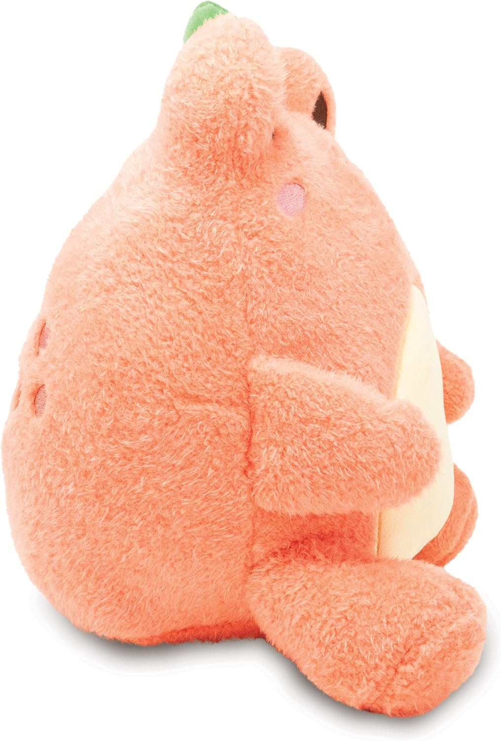 Cuddle Barn PlushGoals - Peach Wawa | Super Soft Cute Kawaii Froggie Dressed As Fruit Collectible Stuffed Animal Plush Toy, 9 inches