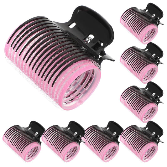 8 Sets Hot Roller Clips Versatile Hair Roller Clamps Curler Claw Replacement Clip Hair Section Styling Tool Set for Women Girls Effortless Curls Waves