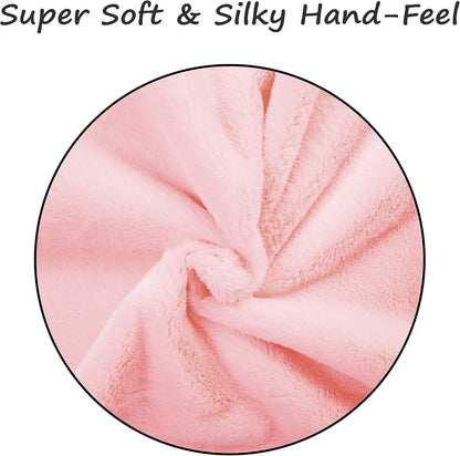 Home Brilliant Blush Fur Pillow Covers 18x18 Faux Lambskin Fur Pink Pillow Cover Bedroom Accent Throw Pillows for Couch Sofa Bed, 1 Pc, 18 x 18 Inches, Pink