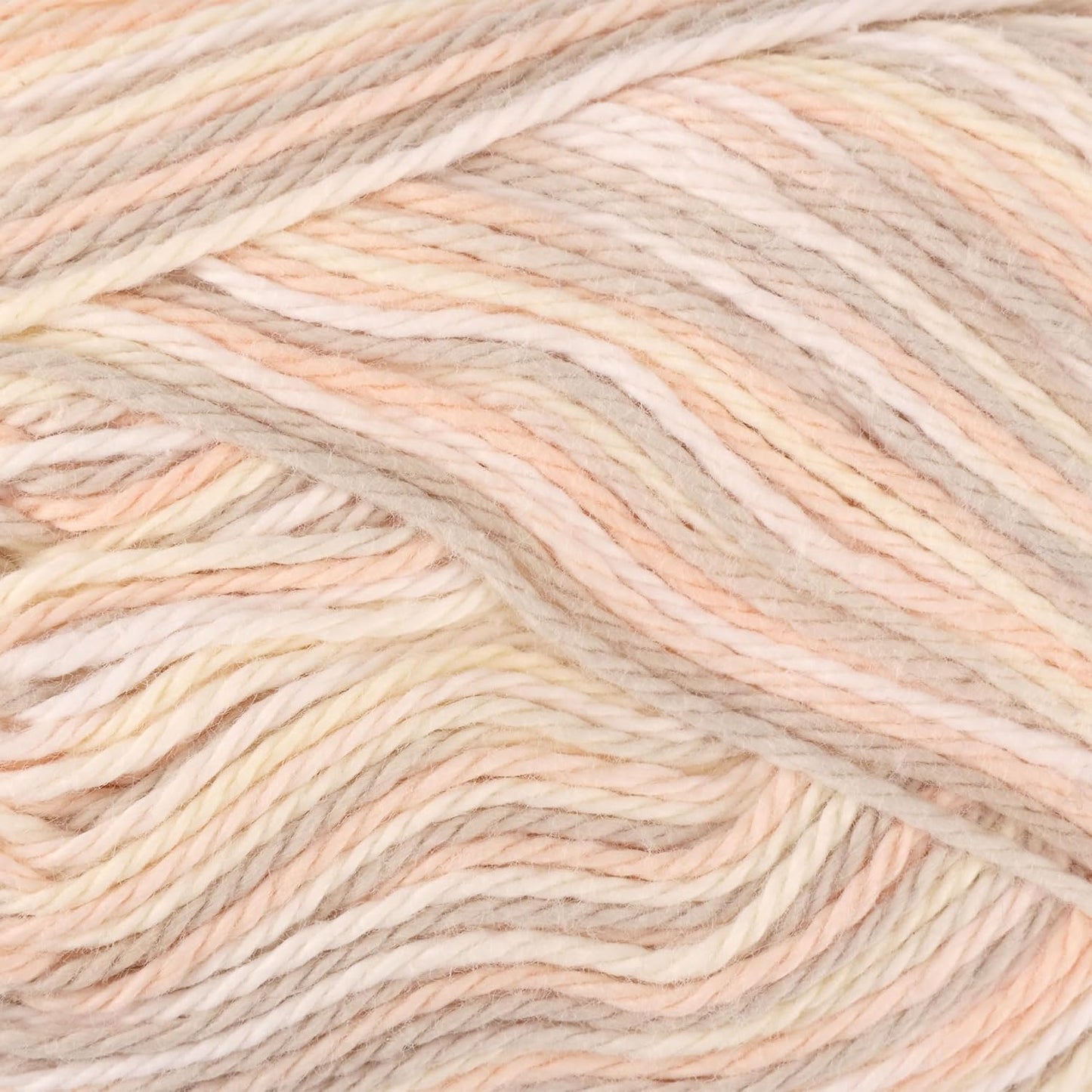 JubileeYarn Cotton Select Yarn - 50g/Skein Sport Weight - Summer Peach - 8 Skeins