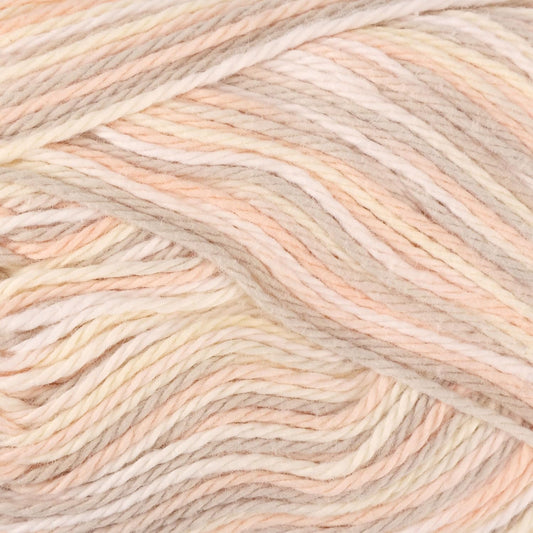 JubileeYarn Cotton Select Yarn - 50g/Skein Sport Weight - Summer Peach - 8 Skeins