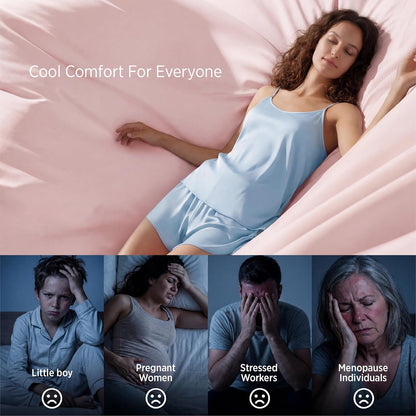 Bedsure Lightweight Cold Blanket for Summer, Bed Cooling Blanket Throw Size for Hot Sleepers, Ice Cool Essentials for Hot Nights, Breathable Thin Bedding for Teen Girls, Women, Pink, 50" x 60"