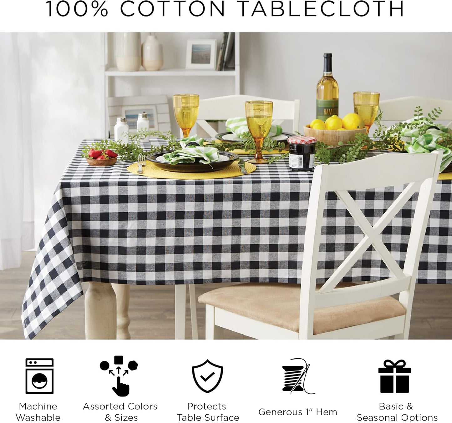 DII Lattice Tabletop Collection, Tablecloth, 60x104, Rose Pink