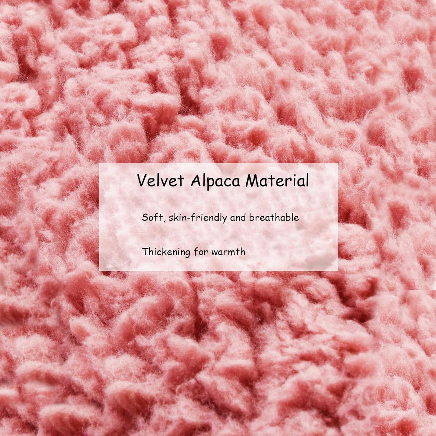 Toilet Seat Warmer Cover & Toilet Lid Cover Pink Fuzzy Toilet Seat Covers for Bathroom with Zipper Handle Plush Thicker Washable