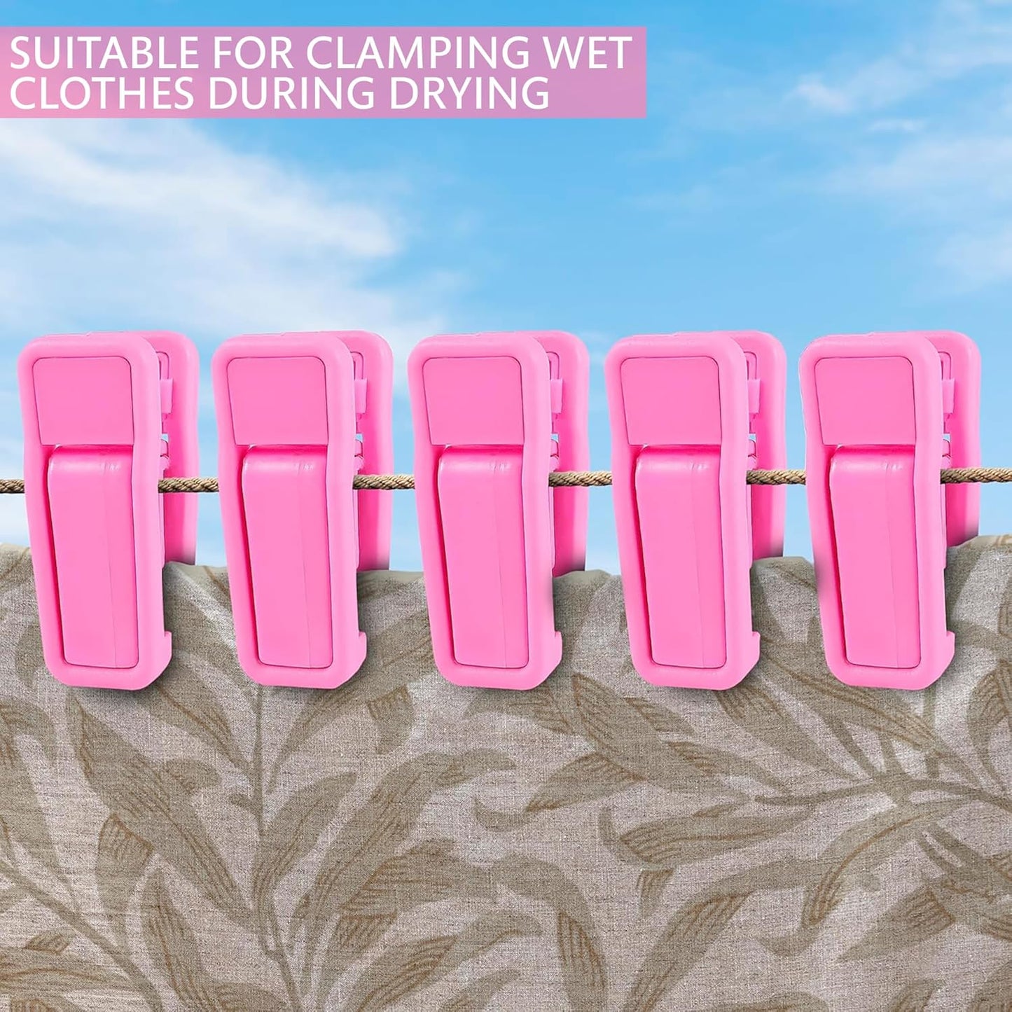 20Pcs Baby Hanger Clips for Baby Clothes - Baby Hangers Clips Pink Clothes Pins Kids Hangers Clips for Hanging Clothes Hanger Clips for Velvet Hangers - Plastic Clips Pink Clips for Hangers Pant Clips