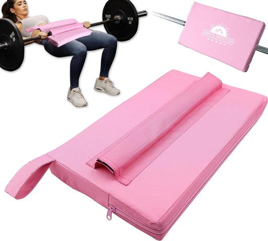 Square Hip-Thrust Pad Extra Thick Foam pad for Barbell Weightlifting Hip Thrusts and Glute Bridges Workouts Home Gym Equipment