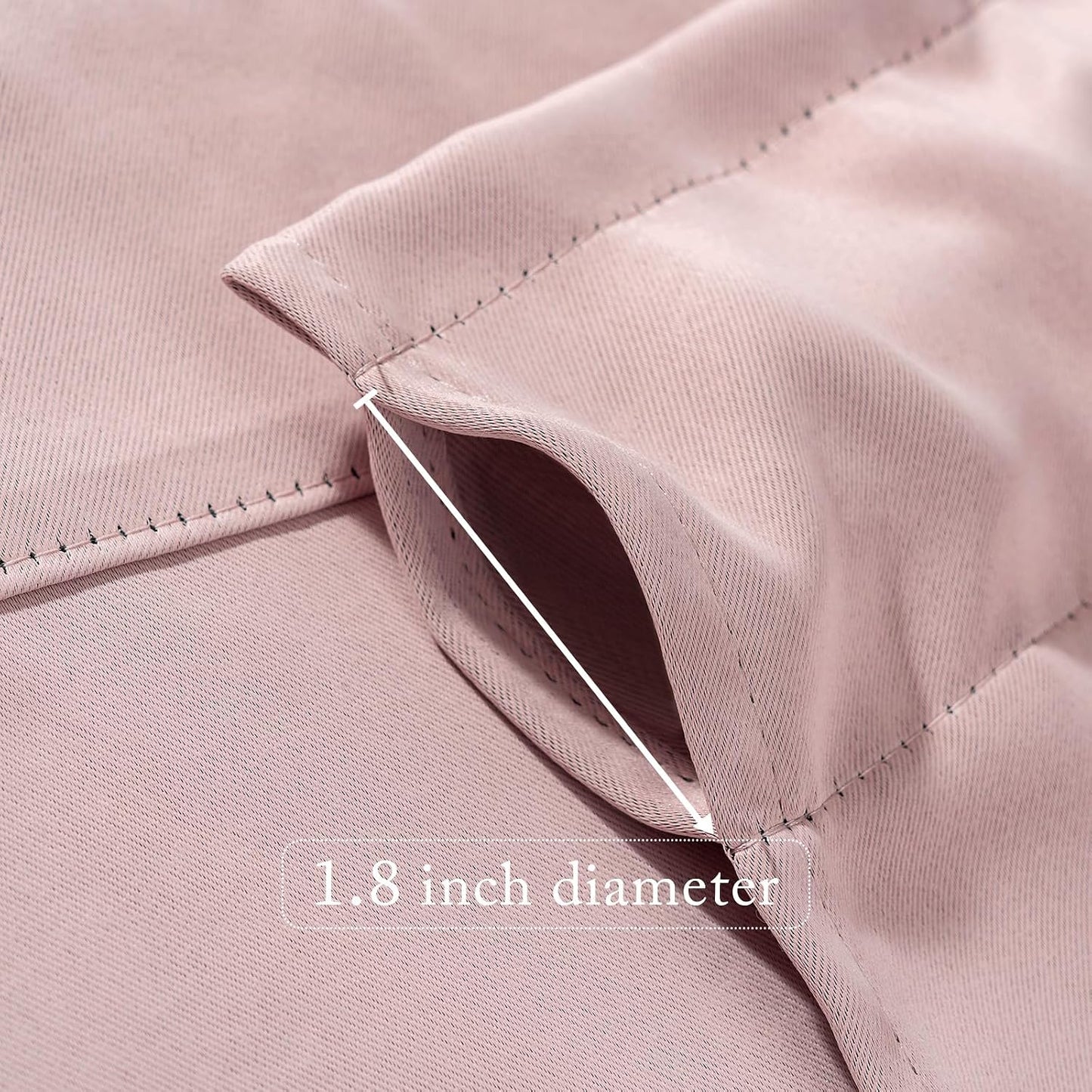 MIULEE Spring Blackout Window Valance for Bedroom Kitchen Bathroom Living Room Darkening Rod Pocket Curtain Valance, Thermal Insulated Window Treatment 1 Panel, 52 x 18 Inches, Light Pink