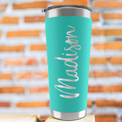 Personalized Gifts For Women - 30 Oz. Custom Tumblers w/Lid, Light Pink - Insulated Travel Coffee Mugs - Optional Straw Set, Stainless Steel Double Wall Coffee Tumbler, Personalized Cups