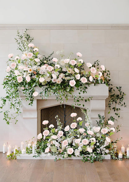 Poppies Flowers Artificial Silk Flowers 32in 6PCS Artificial Poppies Pink Flowers for Wedding Home Party Table Centerpiece Arrangement Decoration (Pink)