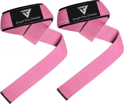 Weight Lifting Straps,Powerlifting Deadlifting, Anti Slip 60CM Hand Bar Grip, 5MM Neoprene Wrist Support, Heavy Duty Weightlifting Bodybuilding Workout