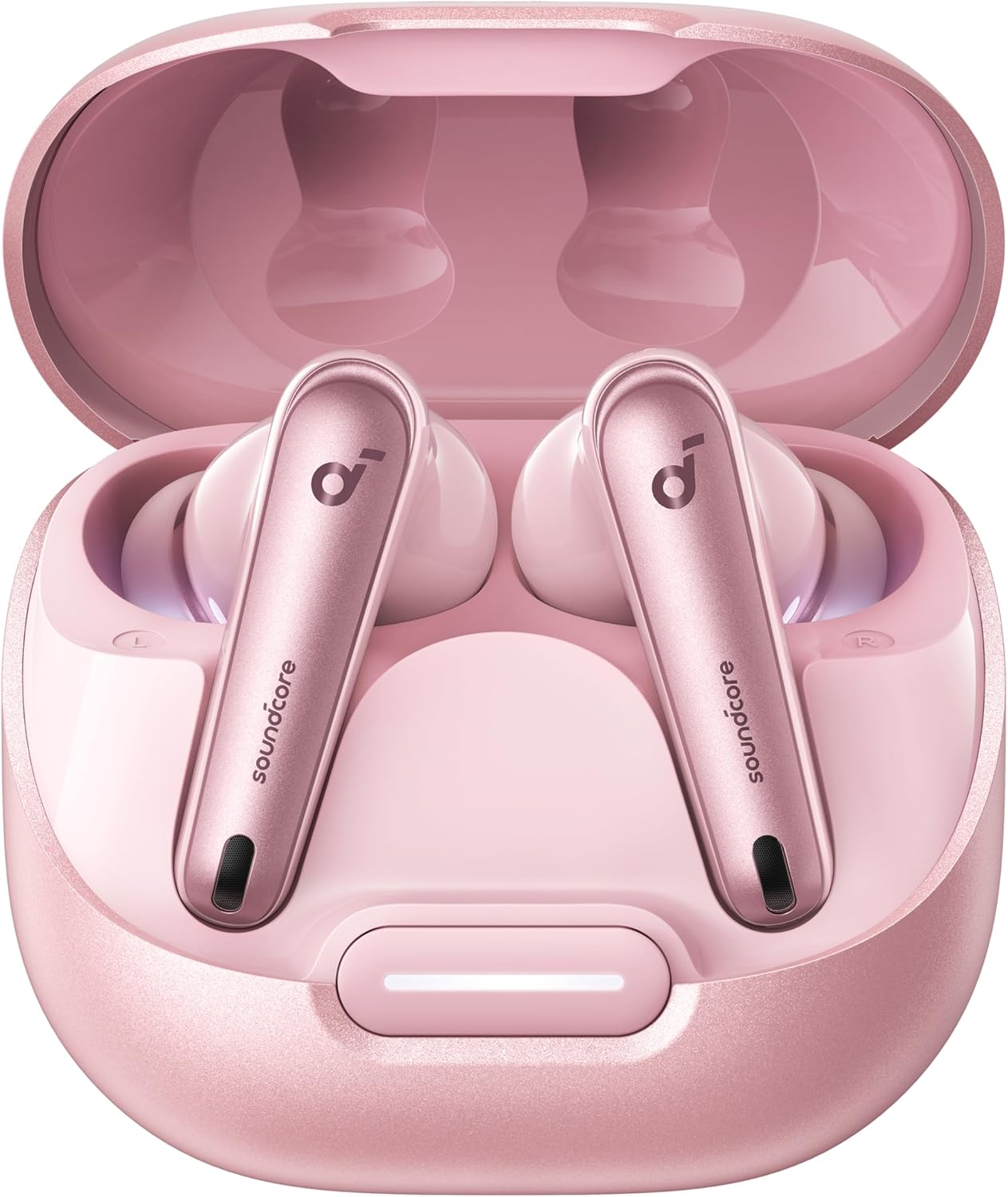 Soundcore by Anker Liberty 4 NC Wireless Earbuds, 98.5% Noise Reduction, Adaptive Noise Cancelling to Ears and Environment, Hi-Res Sound, 50H Battery, Wireless Charging, Bluetooth 5.3