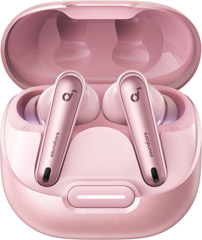 Soundcore by Anker Liberty 4 NC Wireless Earbuds, 98.5% Noise Reduction, Adaptive Noise Cancelling to Ears and Environment, Hi-Res Sound, 50H Battery, Wireless Charging, Bluetooth 5.3