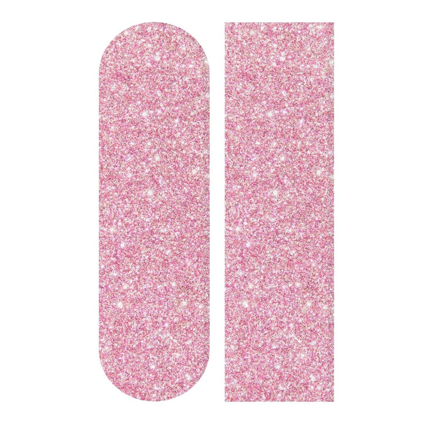 Kigai Pink Glitter Skateboard Grip Tape, Bubble Free Anti Slip Longboard Grip Tape Sheet Sticker Deck Sandpaper for Rollerboard, 33 x 9 Inch,g300869602p670c711s1496