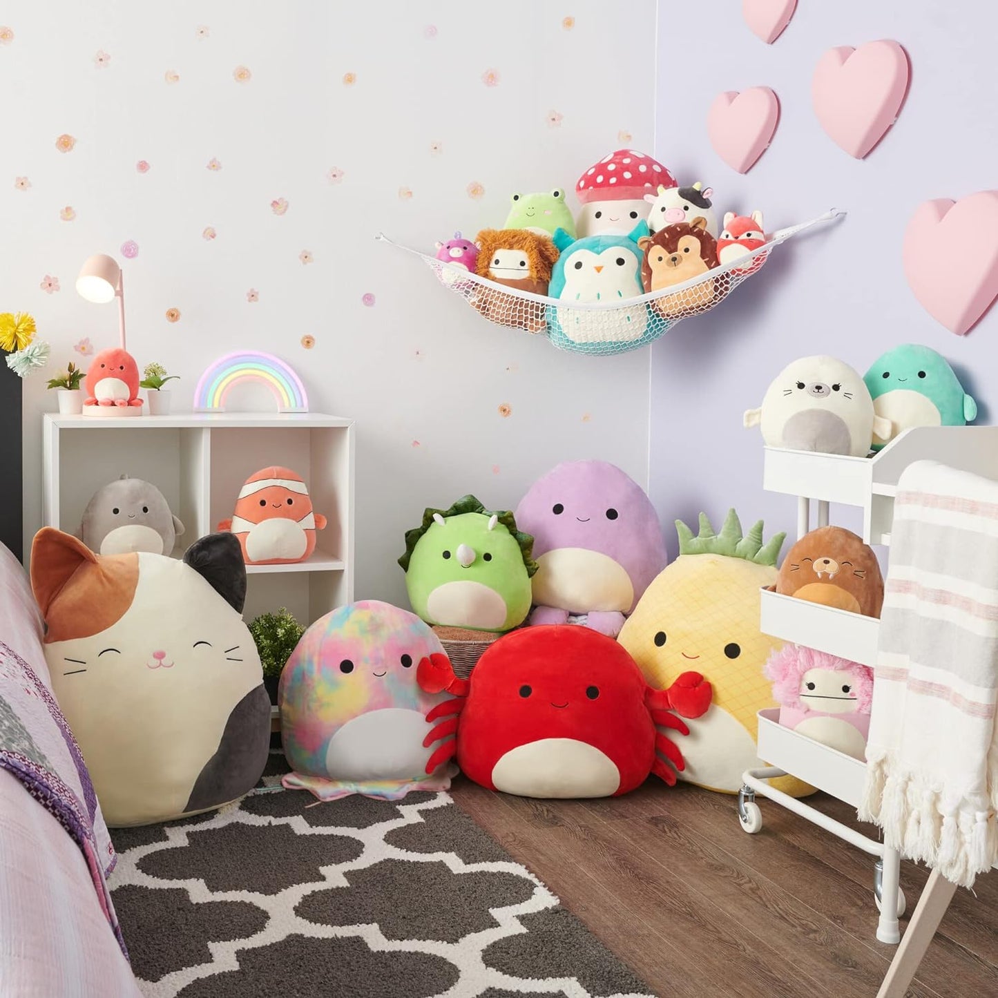 Squishmallows Original 14in Bee The Peach Velvet Panda – Official Jazwares Plush (Large)