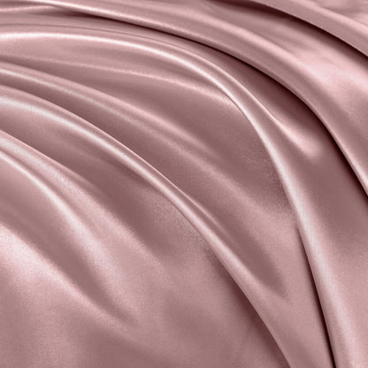 Vonty 2Pcs Standard Satin Pillowcases - 20x26 Pillow Cases, Pink Champagne Pillow Cases for Skin Friendly and Hair Protection - Cooling & Silky Satin Pillow Covers with Envelop Closure