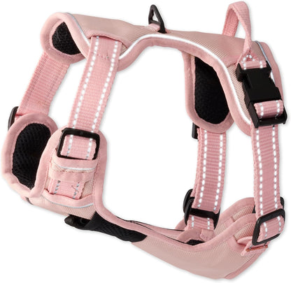 Pet Passion MAX - THE Hardy Reflective Harness, Pink, Small