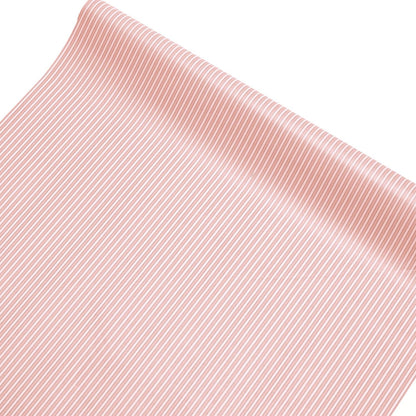 Peel and Stick Pink and White Striped Contact Paper Wallpaper Self Adhesive Stripe Wall Paper Shelf Liner for Kitchen Cabinets Dresser Drawer Furniture Decal Drawer Liner Adhesive for Nursery