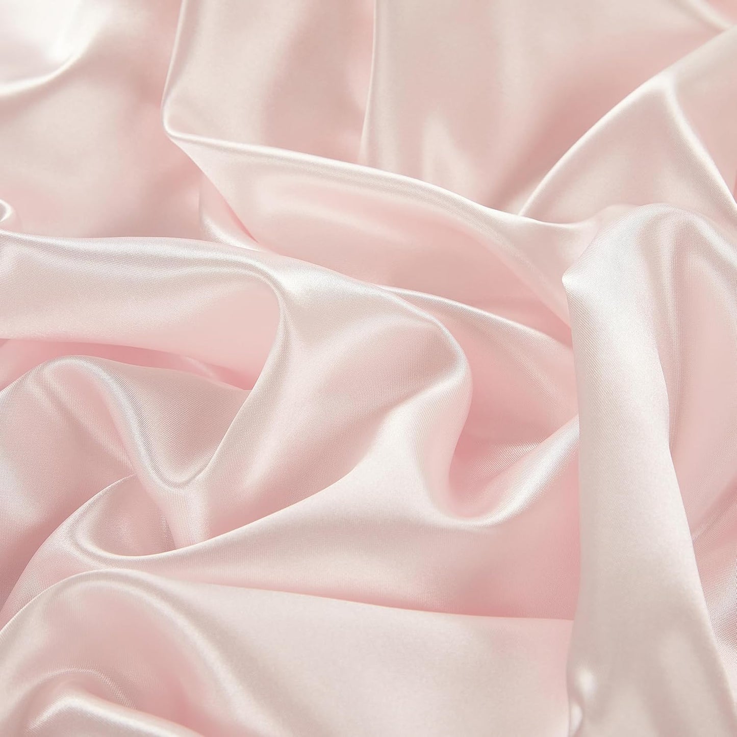 1 Pack 60 Inch Blush Pink Round Tablecloth, Silky Satin Tablecloth Overlay Smooth Fabric Table Cover, Table Decoration for Wedding Party Banquet Events