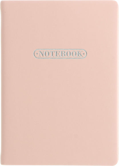 Letts Pastel A6 Notebook, White Paper, 192 Pages, 5.75 x 4.125 x 0.375 Inches, Peach (B090093)