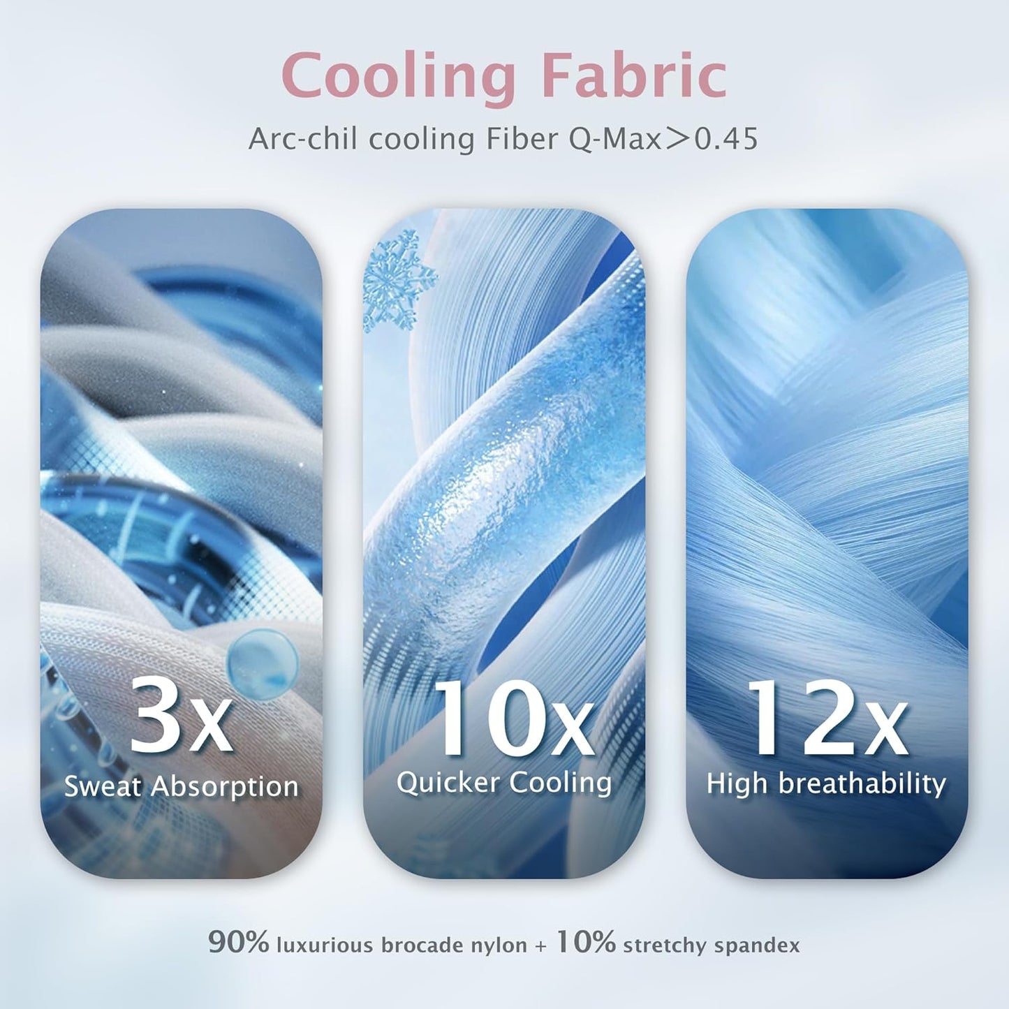 BEAUTEX Cooling Comforter Queen Size - Double Sided Cool Blanket for Hot Sleepers and Night Sweats, Q-Max>0.45, Breathable Lightweight Silky Summer Ice Blankets for All Season (Pink, 90" x 90")