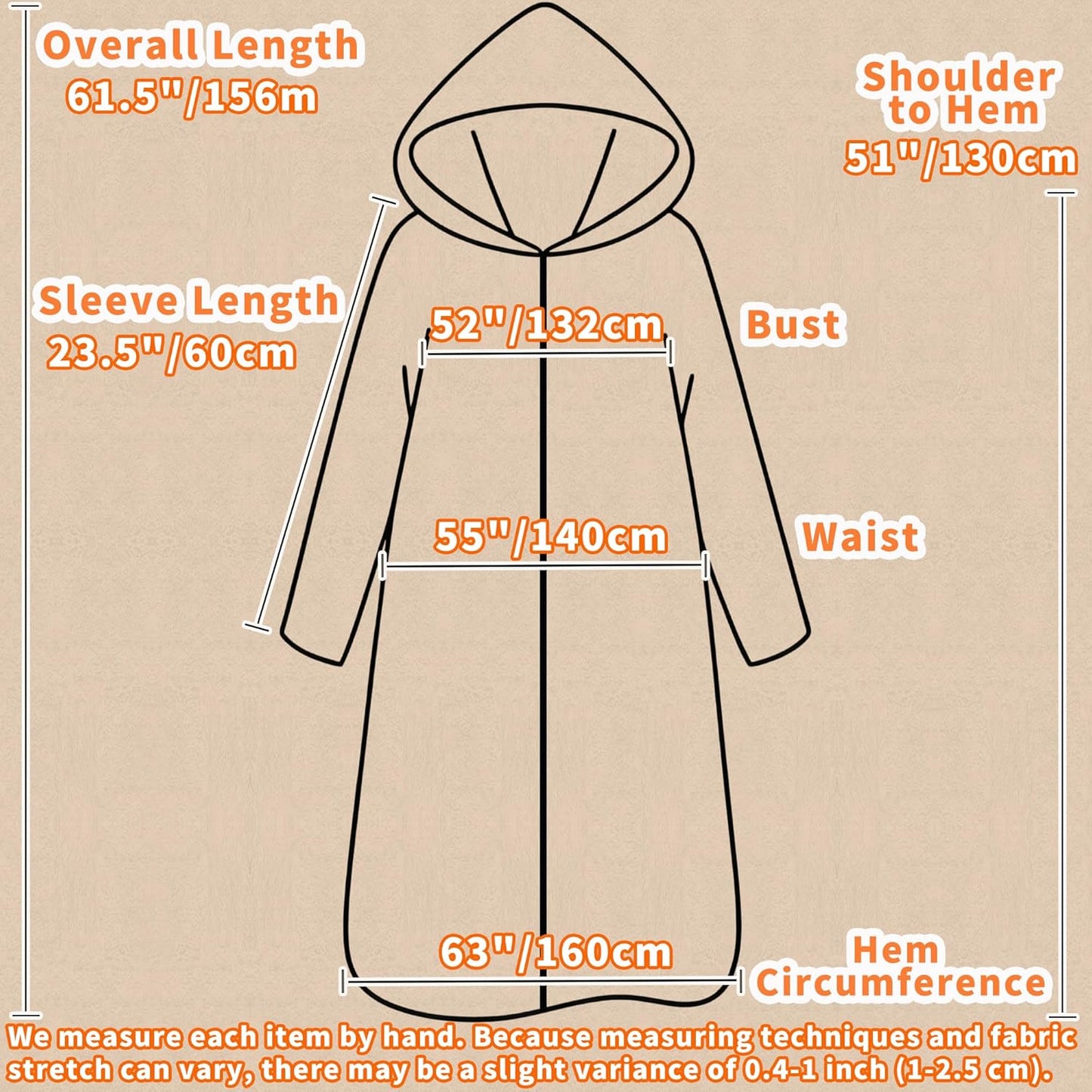 Women's Plush Flannel Robe - Hooded, Long Soft Bathrobe with Pockets, Super Warm, Loungewear for Women