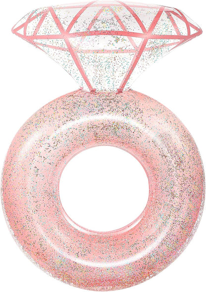 HeySplash Pool Floats, Inflatable Pool Float, Large Floatie for Bachelorette Party, Swim Tube River Lake Beach Bride Wedding Decor Fun Toy Raft Adults