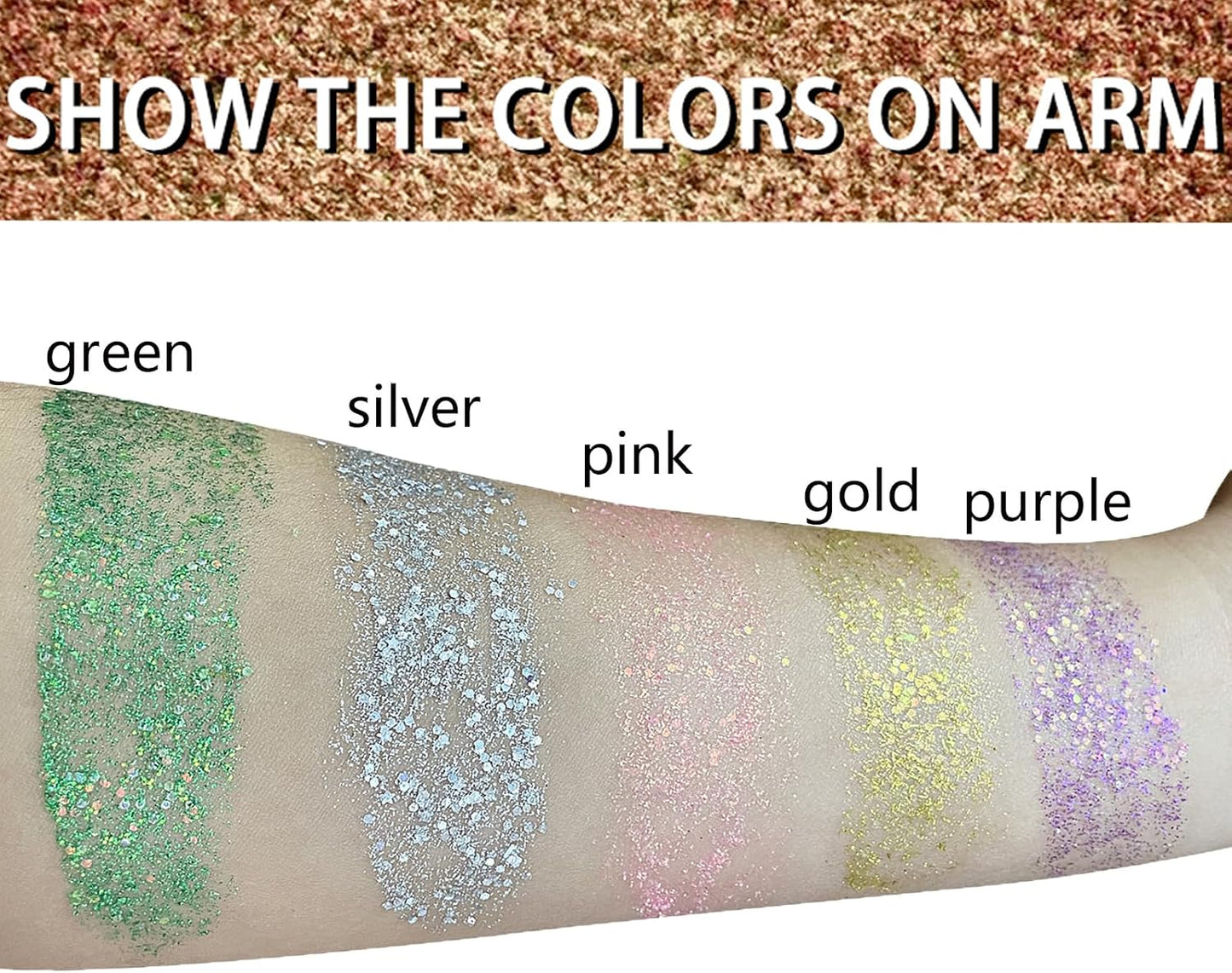 MEICOLY Pink Body Glitter Stick,Pink Face Glitter Sparkly Hair Glitter,Pink Accessories for Spirit Week,Singer Concerts Lover Heart Glitter Makeup,Mermaid Glitter Face Paint,Waterproof
