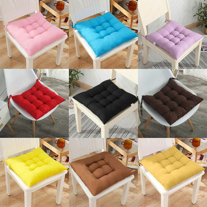 15.7×15.7in Indoor Outdoor Garden Patio Home Kitchen Office Chair Seat Cushion Pads,Soft and Comfy Swing Chair Cushion, Comfortable Replacement Lounge Pads (Pink)
