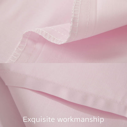 NTBAY Egyptian Cotton Queen Pillowcases - Set of 2, 500 Thread Count Cotton Pillowcases - Soft and Breathable Envelope Closure Pillow Cases - 20x30 Pillow Covers for Bed, Pink