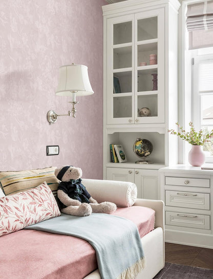 Erfoni 118"x15.7" Pink Wall Paper Embossed Floral Peel and Stick Wallpaper Light Pink Flower Textured Embossed Contact Paper DIY Removable Self Adhesive Wallpaper for Countertop Cabinets Decor
