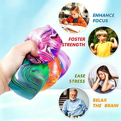 1 Pack Fidget Toys Squishy Stress Cube, Stress Balls for Kids Adults Squishies Stress Relief, Ice Sugar Sensory Toys for Kids with Autism, Fidgets for Classroom Prize Toys(Pink,1 Pack)