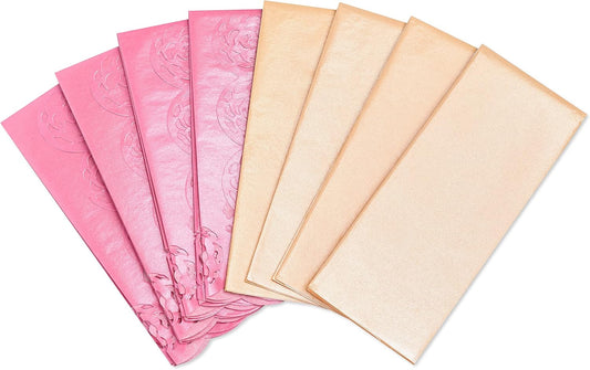 Papyrus 8 Sheet Tissue Paper (Pink and Peach with Rose Edges) Valentines, Birthdays, Crafts, DIY and More