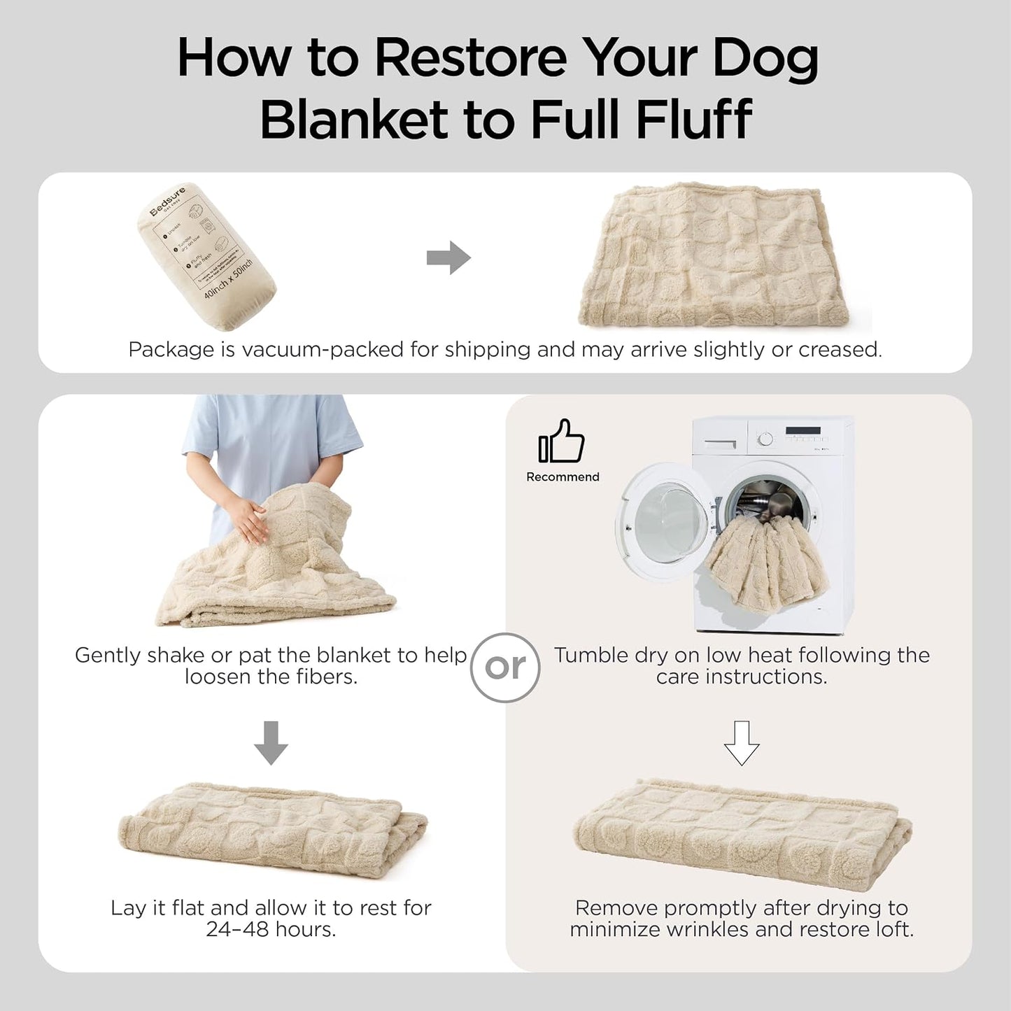 Bedsure Dog Blanket for Small Dogs Washable - Fluffy Fuzzy Puppy Cat Blanket with Premium 300GSM Coral Fleece Soft for Pet Kitten Doggy, Pink, 25x35IN