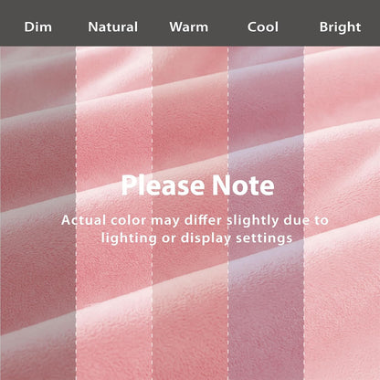 DEZ FURNISHINGS Velvet Plush Blanket, Super Soft, for Couch, Bed, All Season Use, Throw (50" x 60"), Candy Pink