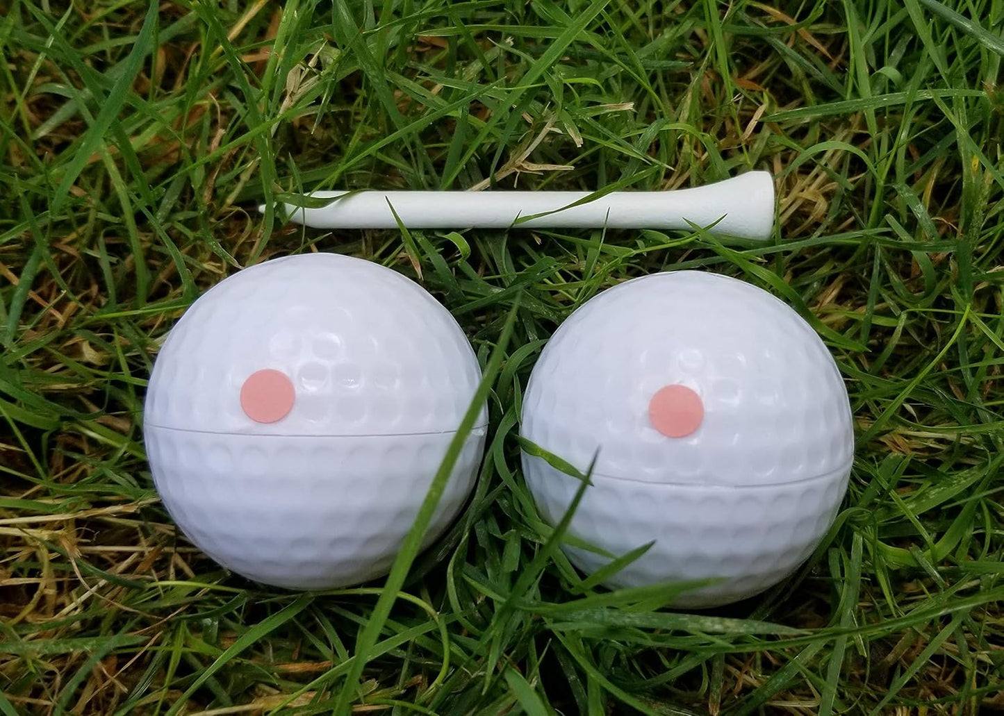 Gender Reveal Golf Ball for Baby Showers and Reveal Parties. All Natural Holi Powder. 2 Pack.