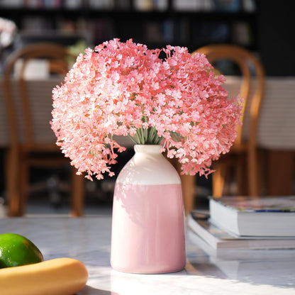 Babys Breaths Artificial Flower Bouquets, 12 Pcs Small Fake Babys Breath Faux Gypsophila Flowers for Home Office Party Decor, Baby Shower, Bridal Wedding Bouquet, Table Centerpieces