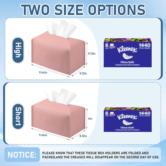 Long Tissue Box Cover (1, Pink, Medium)