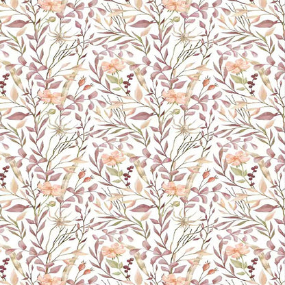 Floral Linen Texture Tablecloth, 60 x 60 Inch, Watercolor Print | Stain & Spill Resistant, Wrinkle Resistant, Reinforced Hem Stitching, Washable Polyester, Fade Resistant Print