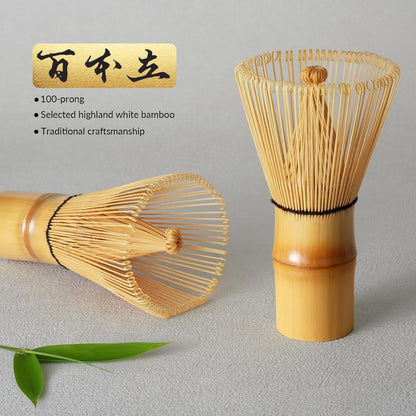 8 Pcs Matcha Whisk Set: Matcha Bowl, Whisk and Holder, Cleaning Brush, Bamboo Scoop, 304 Sifter, Tool Holder, Tea Mat – Matcha Set Kit Gifts for Women, Mom, Valentines Day (Pink)