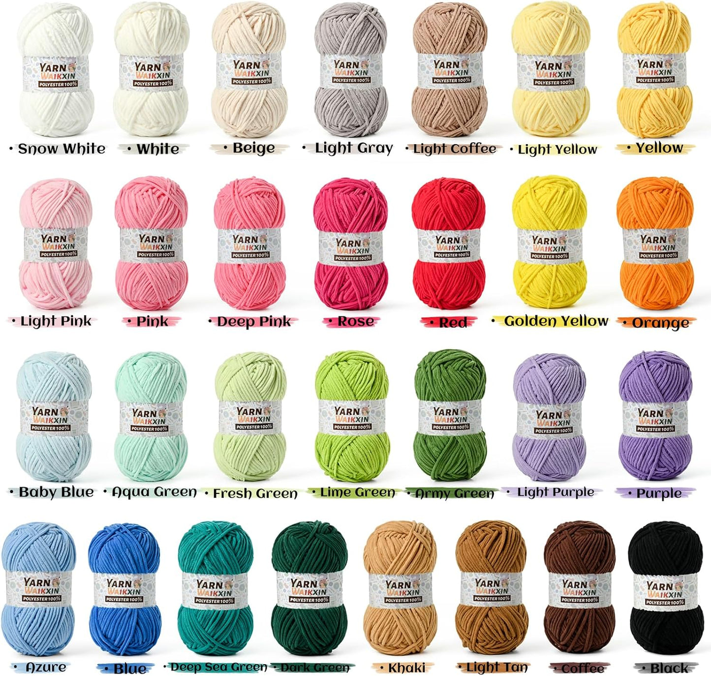 3 Pack Soft Chenille Yarn for Crocheting, Fluffy Chunky Crochet Yarn for Baby Blanket, (5.29oz/196.8yds) Fuzzy Velvet Yarn for Amigurumi&DIY Puzzle、Crafts、Scarf(3 Light Pink)