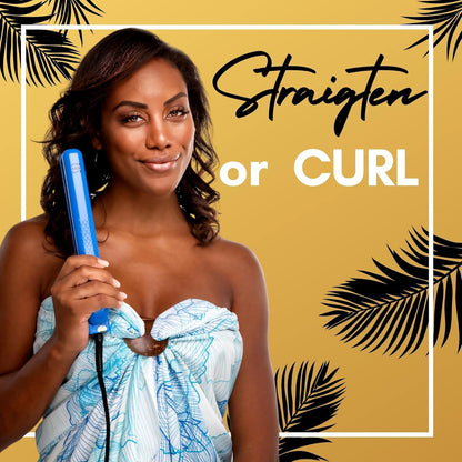 Paul Brown Hawaii Flat Iron| Silky, Smooth Professional-Quality Styles (1.25-inch, EOS Pink)