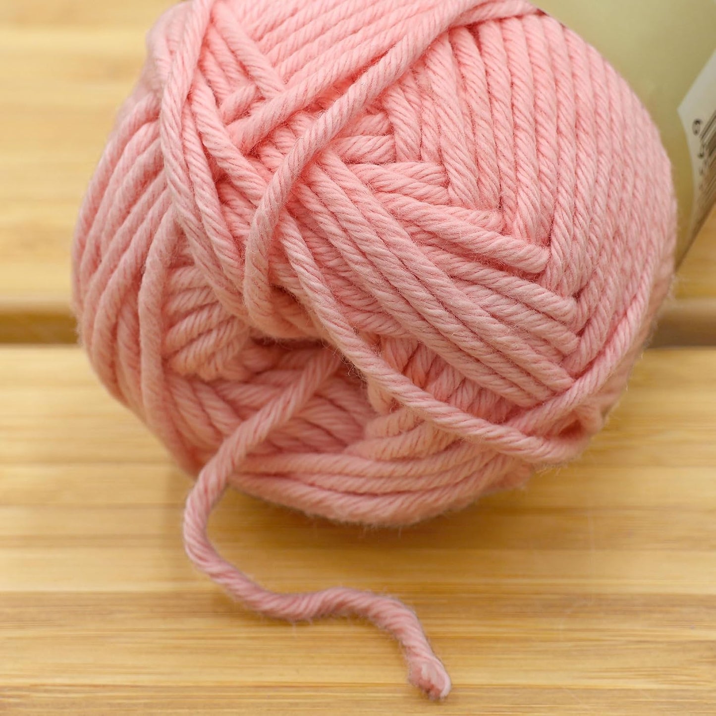 JubileeYarn Dainty Light Yarn - 100g/Skein Worsted Cotton - Peach - 4 Skeins